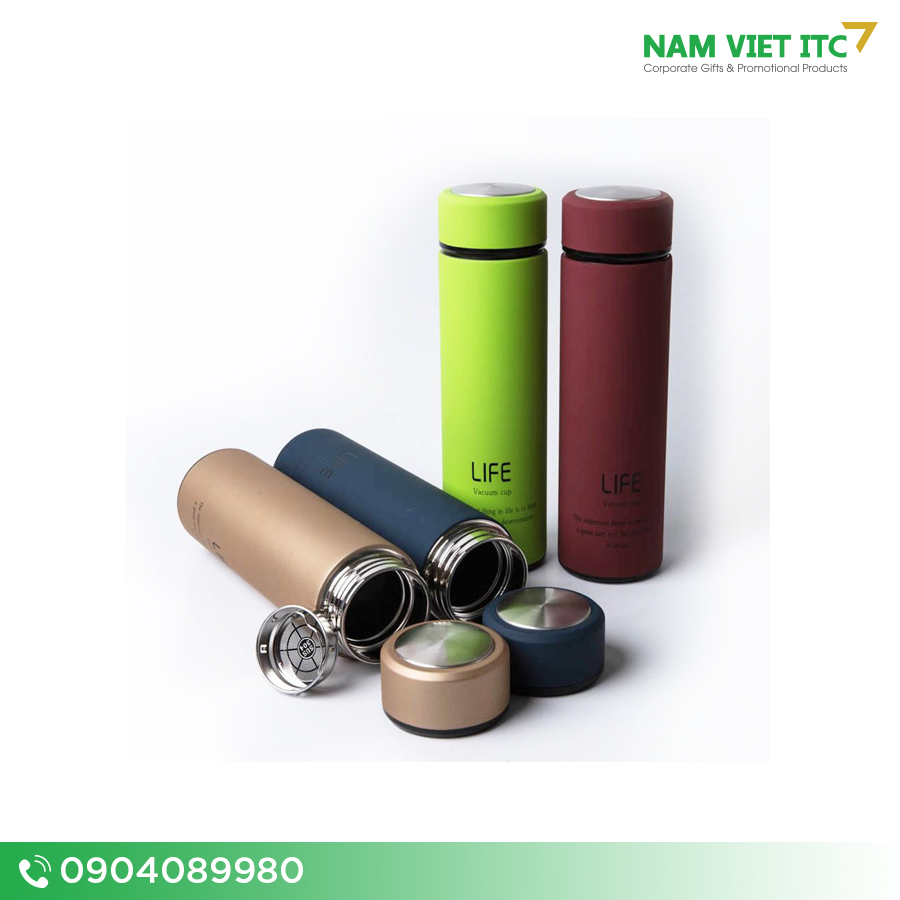 Bình giữ nhiệt inox LIFE Binh giu nhiet inox LIFE