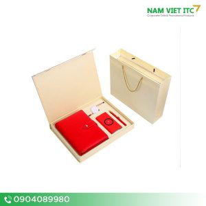 Bộ Giftset văn phòng 4 món in logo BVP03