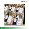 Hộp rượu gỗ thông cổ điển in logo theo yêu cầu 2 Hop ruou go thong co dien in logo theo yeu cau 2