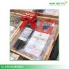 Hộp rượu gỗ thông cổ điển in logo theo yêu cầu 4 Hop ruou go thong co dien in logo theo yeu cau 4