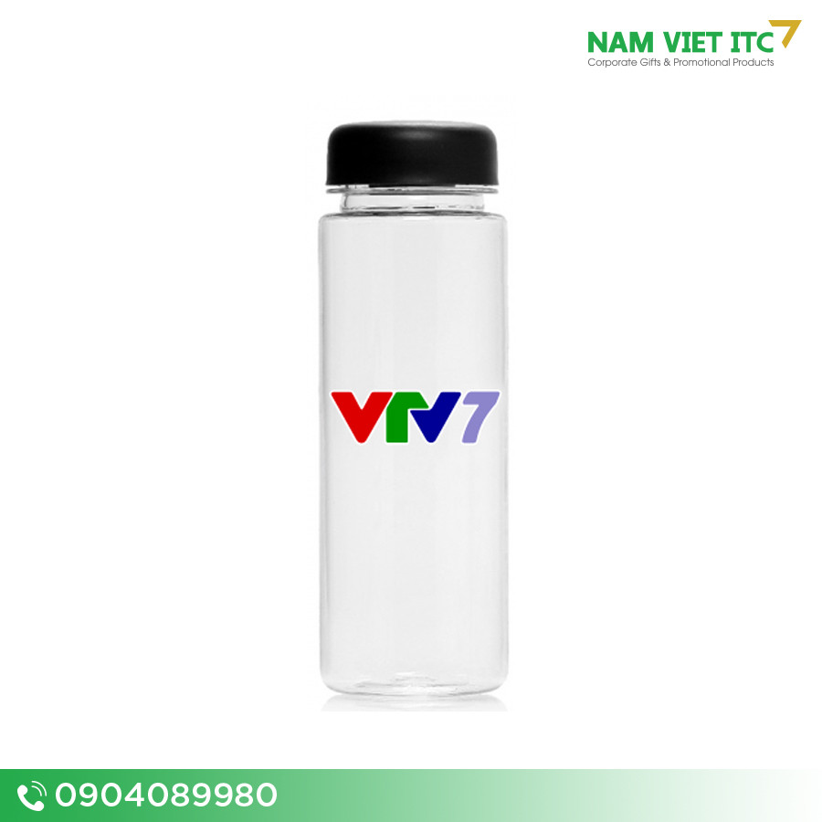 Bình nước in logo VTV7 Mau 1