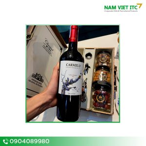 Hộp quà Tết vang Tây Ban Nha CARMELO đặc biệt
