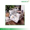 Cốc sứ có nắp tráng gương in logo cao cấp 1 Cốc sứ có nắp tráng gương in logo cao cấp