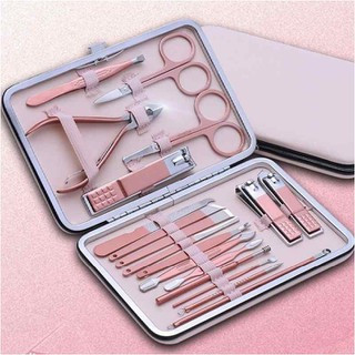 Hình ảnh bộ dụng cụ chăm sóc móng 18 món Hình ảnh bộ dụng cụ chăm sóc móng 18 món