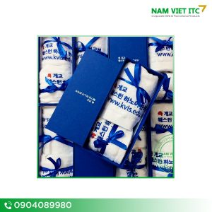 Set khăn đôi quà tặng khách hàng, nhân viên